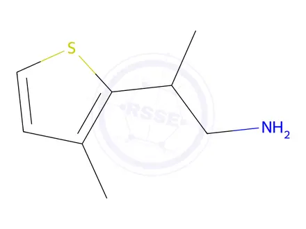 Chemical structure of 2-(3-Methylthiophen-2-yl)propan-1-amine