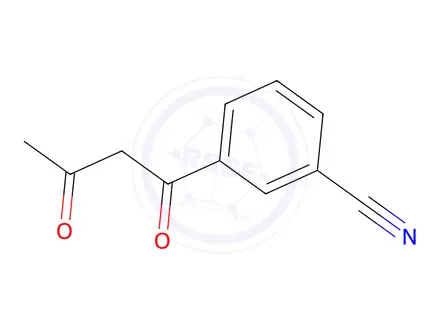 Chemical structure of 3-(3-Oxobutanoyl)benzonitrile