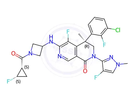 Chemical structure of PF 07293893 Impurity 1