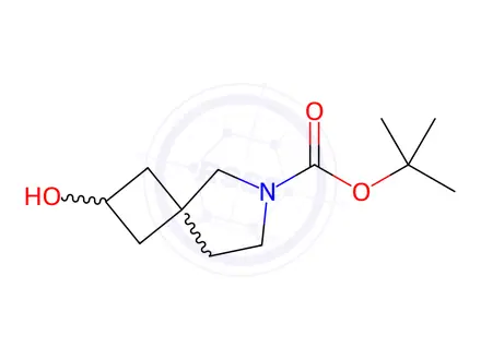 Chemical structure of Tert-Butyl 2-Hydroxy-6-azaspiro[3.4]octane-6-carboxylate