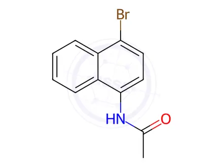 Chemical structure of N-(4-Bromonaphthalen-1-yl)acetamide