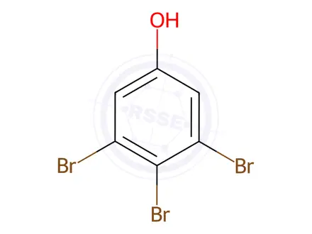 Chemical structure of 3,4,5-Tribromophenol