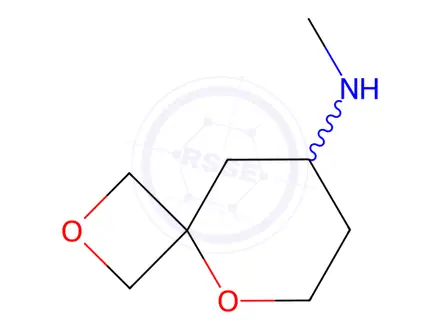 Chemical structure of N-methyl-2,5-dioxaspiro[3.5]Nonan-8-amine