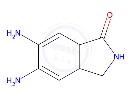 Chemical structure of 5,6-Diaminoisoindolin-1-one