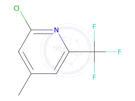 Chemical structure of 2-Chloro-4-methyl-6-(trifluoromethyl)pyridine