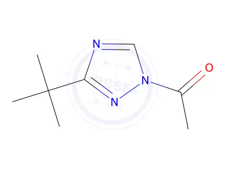 Chemical structure of 1H-1,2,4-Triazole, 1-acetyl-3-(1,1-dimethylethyl)-(9CI)