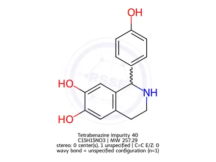 Chemical structure of Tetrabenazine Impurity 98