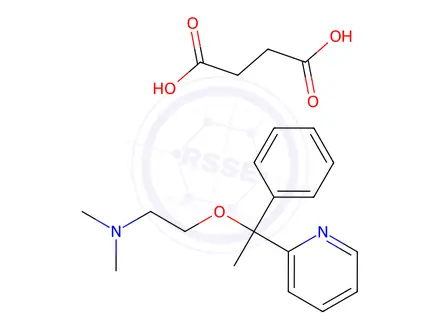Chemical structure of Doxylamine Succinate