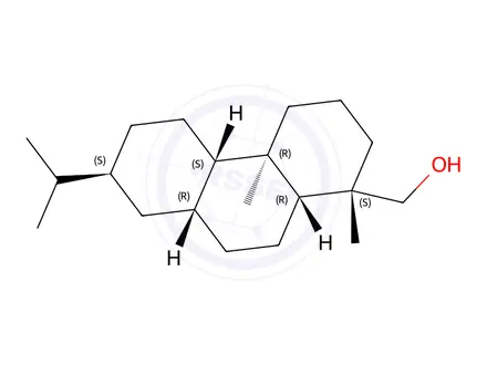 Chemical structure of HYDROABIETYLALCOHOL