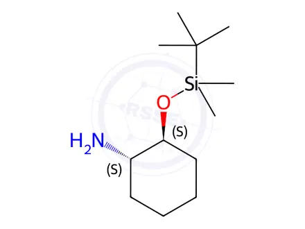 Chemical structure of (1S,2S)-2-[[(1,1-Dimethylethyl)dimethylsilyl]oxy]cyclohexanamine