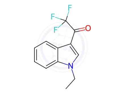 Chemical structure of 1-(1-Ethyl-1H-indol-3-yl)-2,2,2-trifluoroethan-1-one