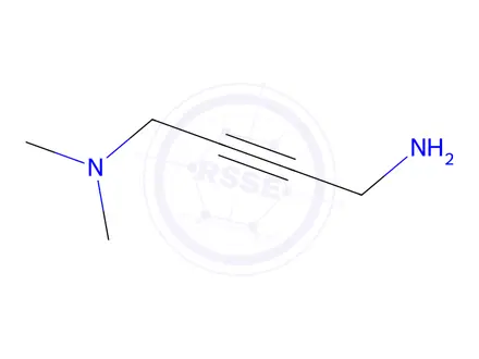 Chemical structure of 2-Butyne-1,4-diamine, N1,N1-dimethyl-