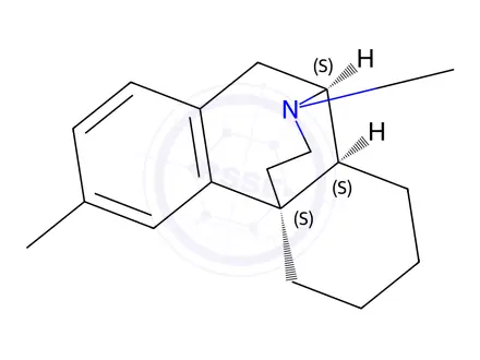 Chemical structure of Dimemorfan