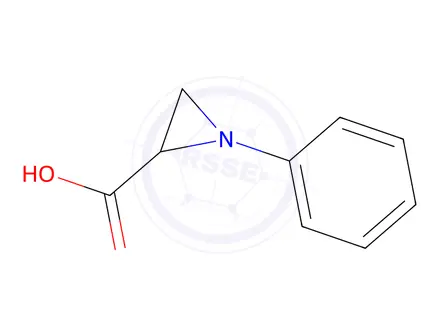 Chemical structure of 2-Aziridinecarboxylicacid,1-phenyl-(9CI)