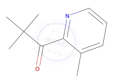 Chemical structure of 2,2-Dimethyl-1-(3-methylpyridin-2-yl)propan-1-one