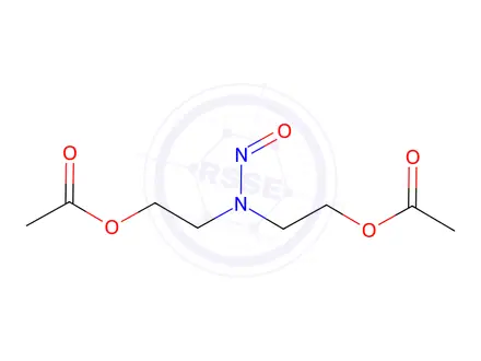 Chemical structure of N-NITROSOBIS(ACETOXYETHYL)AMINE