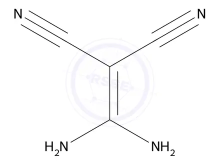 Chemical structure of 2-(diaminomethylidene)propanedinitrile