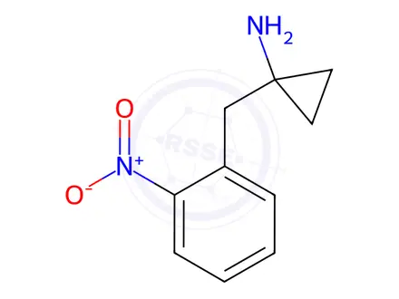 Chemical structure of 1-(2-Nitrobenzyl)cyclopropan-1-amine