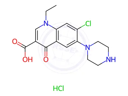 Chemical structure of Norfloxacin Impurity E