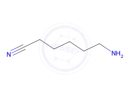 Chemical structure of Hexanenitrile, amino-