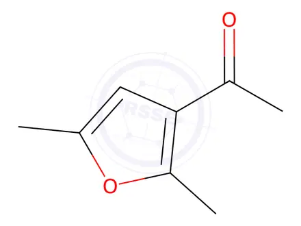 Chemical structure of 3-Acetyl-2,5-dimethylfuran
