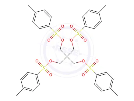 Chemical structure of 2,2-bis(tosyloxymethyl)propane-1,3-diyl bis(4-methylbenzenesulfonate)