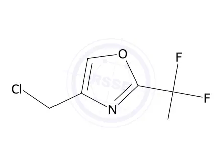 Chemical structure of 4-(Chloromethyl)-2-(trifluoromethyl)oxazole
