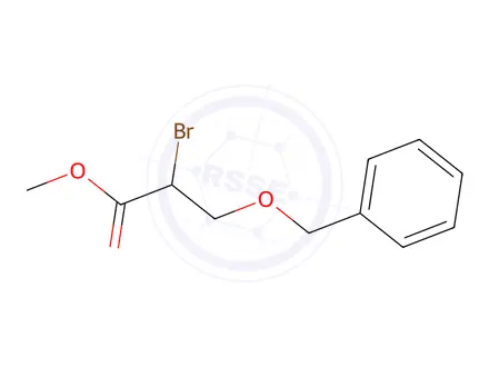 Chemical structure of R-3-Benzyloxy-2-bromopropionic acid methyl ester