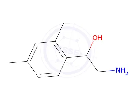 Chemical structure of 2-amino-1-(2,4-dimethylphenyl)ethanol