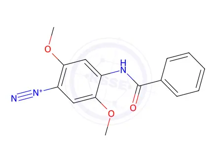 Chemical structure of FAST BLUE RR SALT