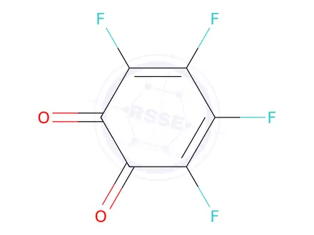 Chemical structure of 3,4,5,6-Tetrafluoro-3,5-cyclohexadiene-1,2-dione