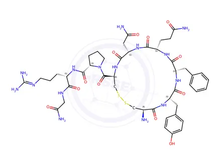 Chemical structure of Vasopressin