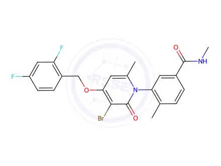 Chemical structure of (S)-(-)-PH-797804