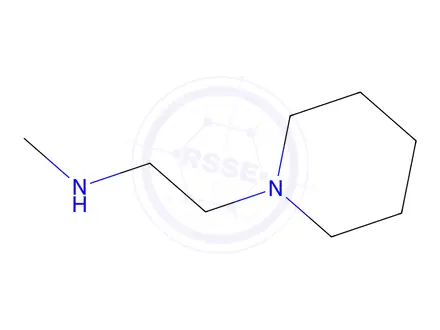 Chemical structure of N-methyl-2-piperidin-1-ylethanamine