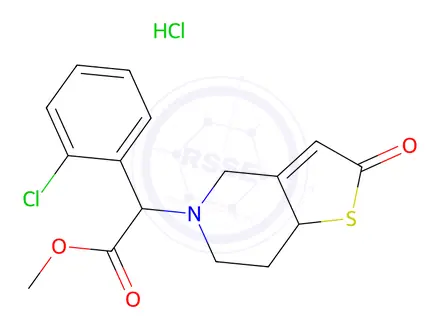 Chemical structure of 2-Oxo Clopidogrel (Racemic)