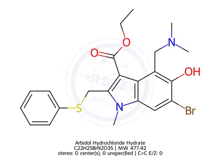 Chemical structure of Arbidol
