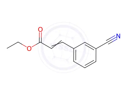Chemical structure of Ethyl (2E)-3-(3-cyanophenyl)-2-propenoate