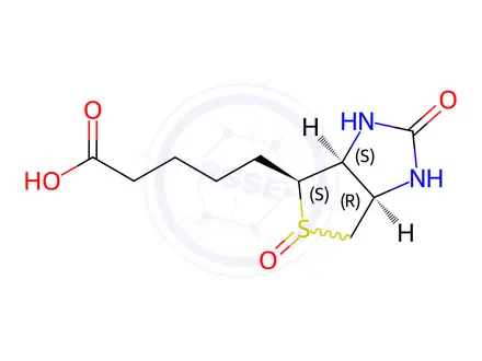 Chemical structure of Biotin (S)-Sulfoxide