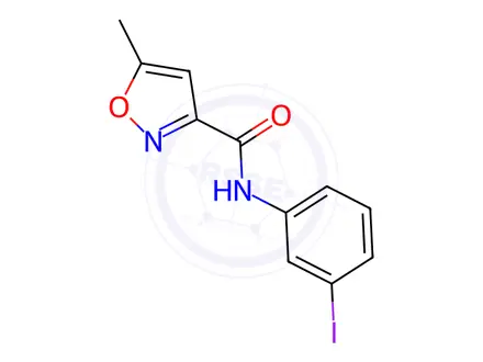 Chemical structure of n-(3-Iodophenyl)-5-methylisoxazole-3-carboxamide