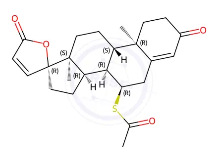 Chemical structure of 20,21-Dehydro Spironolactone