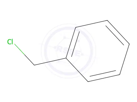 Chemical structure of α-Chlorotoluene