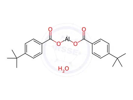 Chemical structure of Bis(4-(tert-butyl)benzoato-o)hydroxyaluminium