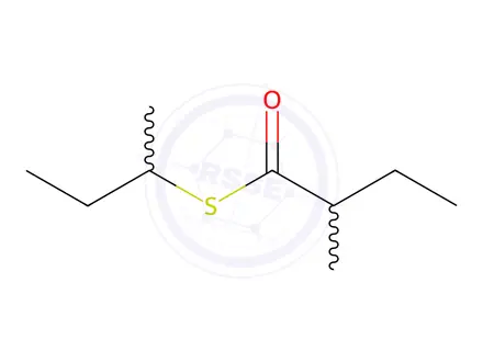 Chemical structure of S-sec-butyl 2-methylthiobutyrate