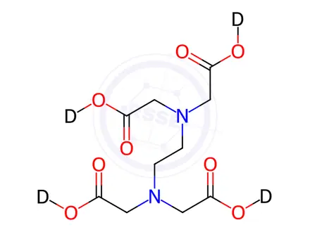 Chemical structure of Ethylenediaminetetraacetic Acid-D4