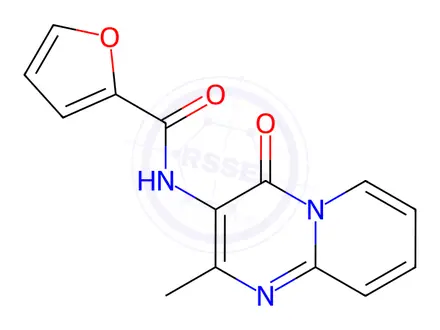 Chemical structure of N-(2-Methyl-4-oxo-4H-pyrido[1,2-a]pyrimidin-3-yl)furan-2-carboxamide