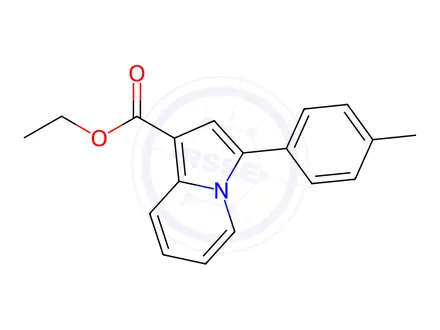 Chemical structure of Ethyl 3-(p-tolyl)indolizine-1-carboxylate
