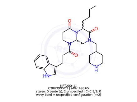 Chemical structure of NPT200-11