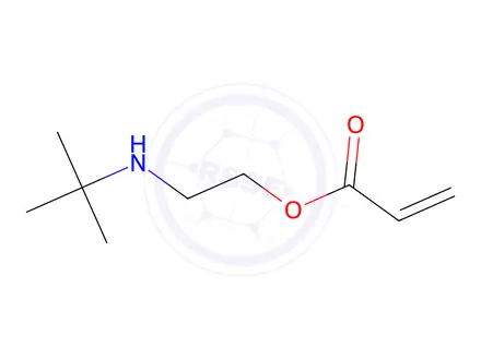 Chemical structure of N-t-Butylaminoethyl acrylate