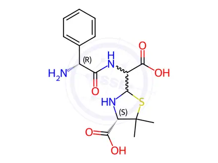 Chemical structure of Ampicillin EP Impurity D