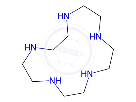 Chemical structure of 1,4,7,10,13-Pentaazacyclopentadecane